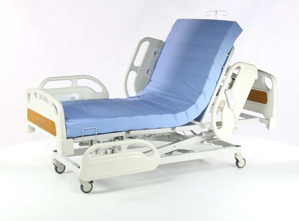 Triple Motor Full ABS Hospital Bed+ protective mattress + diamond-type inflatable mattress as a gift