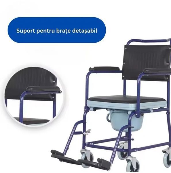 Scaun toaletă cu rotile KY 692E KY 692E фото