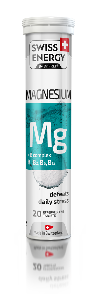 Swiss Energy Vitamins, Effervescent Tablets with Magnesium + B Complex