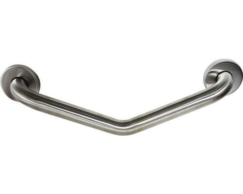 Angled stainless steel grab bar 5309