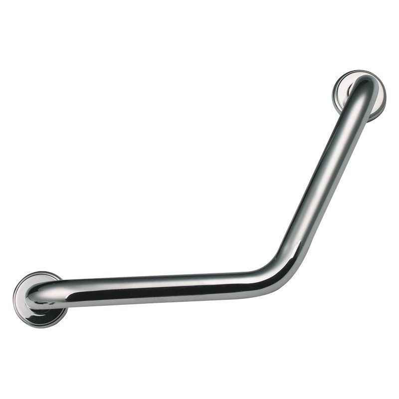 Angled stainless steel grab bar 5309