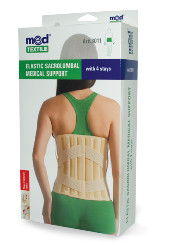 M3011 Suport medical sacro-lombar elastic (cu 4 sejururi)