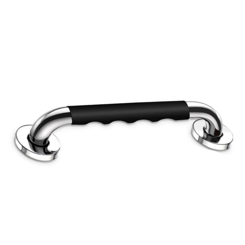 Chrome-plated stainless steel grab bar with anti-slip rubber -5330-14
