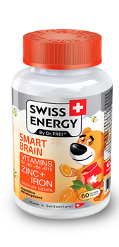 Swiss Energy, мягкие желе Smart Brain с цинком, железом и мультивитаминами Smart Brain  фото