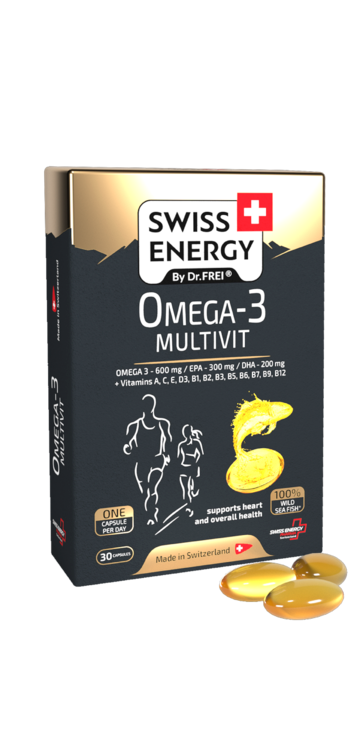 Swiss Energy, Омега-3 Мультивит Капсулы  Omega-3 Multivit фото