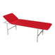 Medical cot with adjustable head section