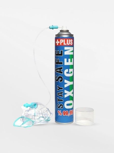 Портативный кислородный баллон Stay Safe Plus, на 400 вдохов. Stay Safe Plus фото