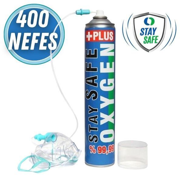 Портативный кислородный баллон Stay Safe Plus, на 400 вдохов. Stay Safe Plus фото