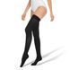 LYON Long compression stockings for varicose veins 22-32 mmHg.(Class 2), closed toes VG006