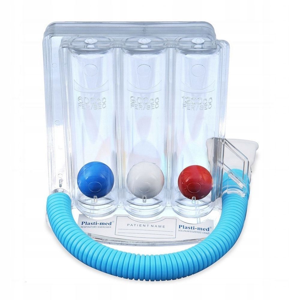 Spirometer for breathing exercises