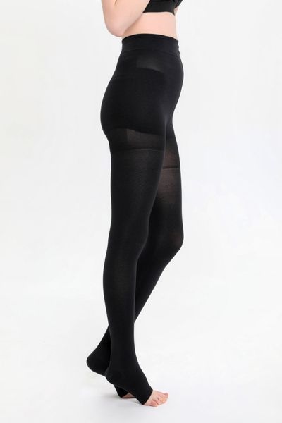 LYON Compression tights for varicose veins  18-21 mmHg.(Class 1), open toes VG015