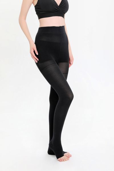 LYON Compression tights for varicose veins  18-21 mmHg.(Class 1), open toes VG015