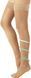 Preventive compression stockings 140 DEN-14-18 mm Hg - self-supporting with silicone CLAS 1 PV-100, L/3
