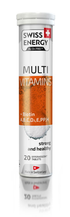 Swiss Energy vitamins, effervescent tablets, Multivitamins + Biotin N20