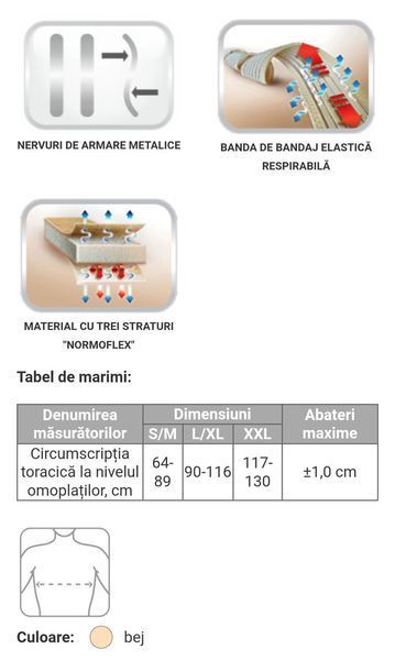 M2035 Orteză pentru postură cu rădăcini M2035 фото