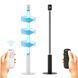 Bactericidal lamp with metal stand and remote control 15W 360&deg;, Black